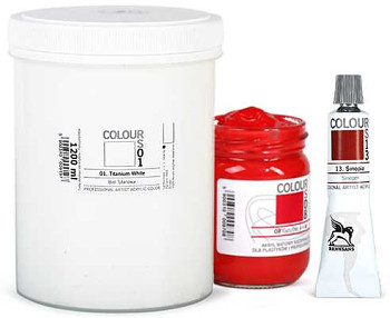 Akrylová barva Colours 5000ml – 01 Běloba titanová