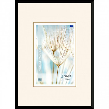 Dřevěný rám Definito černý – 50x70cm