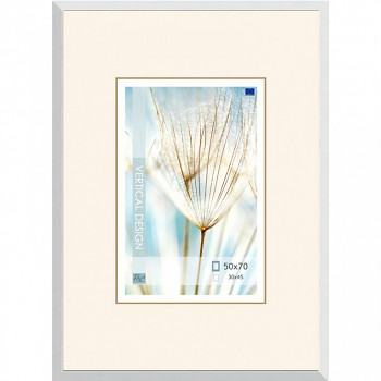 Dřevěný rám Definito bílý – 50x70cm