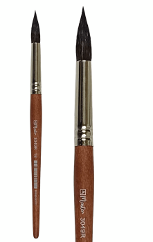 Kulatý akvarelový štětec Master 3049R Nikos veverka