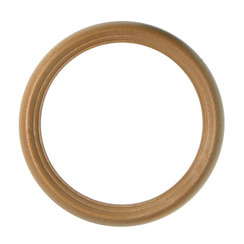 Kulatý rám přírodní lakovaný 16cm