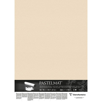 Papír pro pastel Pastelmat 50x70cm 360g maize