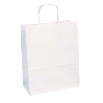 Barevná papírová taška Clairefontaine 22x27cm – White