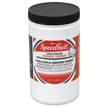Lesklý lak pro sítotiskové barvy Speedball 946ml