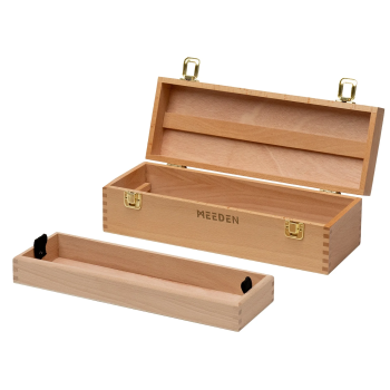 Dřevěný kufřík na pomůcky Meeden 36x13cm 6032