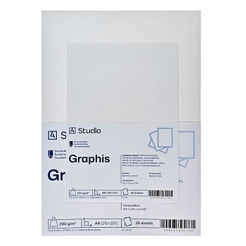 Kreslicí papír Graphis 200g A5, 25 listů
