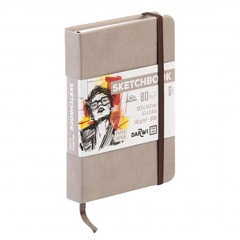 Sketchbook Darwi A6 Taupe
