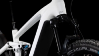 Elektrokolo CUBE STEREO Hybrid ONE44 EXC metallicwhite´n´black 2025