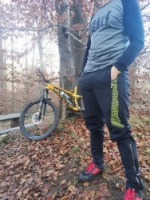 kalhoty dlouhé unisex HAVEN RAINBRAIN LONG černo/zelené