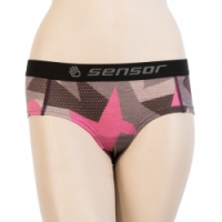 kalhotky dámské SENSOR MERINO IMPRESS černá/camo