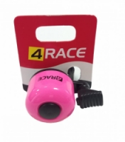zvonek 4RACE mini růžový na kartě
