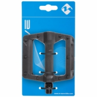 pedály BMX FLAT standard závit 9/16" černé s odrazkami