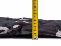 karimatka nafukovací Acra L140M s polštářkem šedobéžová 5cm