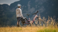 Elektrokolo Cube NURIDE Hybrid ONE11 HPC SLX 800 Easy Entry mauve´n´black 2027