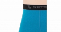 spodky dlouhé dětské SENSOR MERINO DOUBLE FACE modré