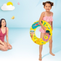 kruh nafukovací Intex 61cm žlutý