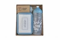 set R&B box a lahev FRESH 2v1 šedomodrá 700ml