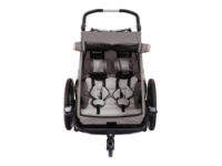 sedačka s pásy XLC pro DUO S BS-X125 šedo-béžová