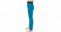 spodky dlouhé dětské SENSOR MERINO DOUBLE FACE modré
