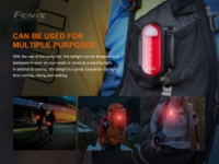 osvětlení zadní Fenix BC05R V2.0 nabíjecí