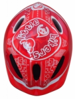 přilba dětská Brother little bikers červená