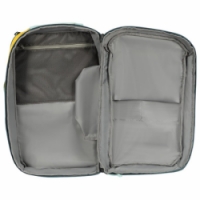 batoh cestovní Progress TRAVEL BAG terakota/tm.modrá/žlutá