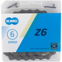 řetěz KMC Z6 šedý 114čl. BOX