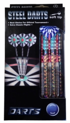 šipky soft SIRIUS s plastovými hroty 18g
