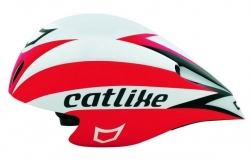 PŘILBA CATLIKE CHRONO AERO PLUS 12 R281 ČERVENO-BÍLÁ