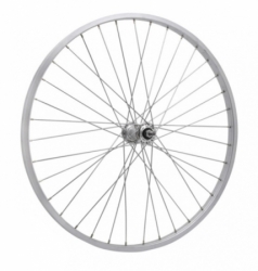 kolo zapletené 26" 559-21 zadní 36 děr stříbrné Union/CnSpoke