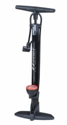 Pumpa PRO-T velká s manometrem a duální hlavou 38 černá