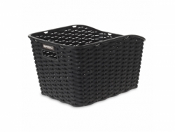 koš BASIL Weave WP nosičový rattan syntetický černý
