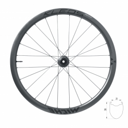 kola silniční MICHE KLEOS RD 36 DISC SH plášťová