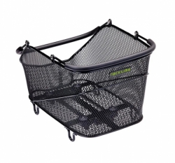 koš nosičový Racktime Baskit Trunk 12l drátěný černý vč. snapit adaptéru