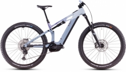 Elektrokolo CUBE STEREO Hybrid ONE44 HPC RACE pigeonblue´n´art 2025