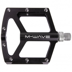 pedály M-Wave FLAT standard závit 9/16" černé