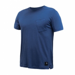 triko krátké pánské SENSOR MERINO AIR TRAVELLER tm.modré