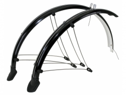 blatníky M-Wave 20" šíře 56mm + dynamo kabely černé servisní balení