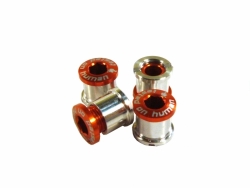 šrouby do převodníku ShamanRacing 8mm, 4ks červené