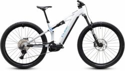 Elektrokolo CUBE STEREO Hybrid ONE44 HPC PRO 800 metallicwhite´n´blue 2027