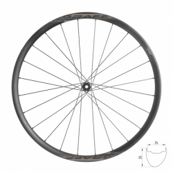 kola gravel MICHE GRAFF XL 25 XDR plášťová, hliník