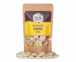 lyofilizované ovoce NaturalProtein banány - plátky 50g exp. 09/26