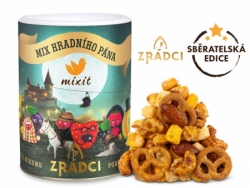 mix hradního pána Mixit - sýr crunchy corn, oříšky a preclíky