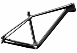 rám MTB carbon 29" 21" surový povrch černý