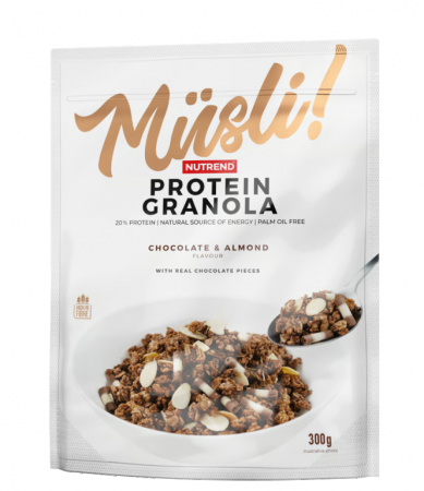 müsli Nutrend Protein granola čokoláda & mandle