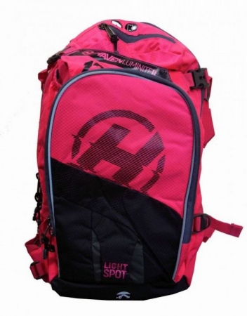 batoh HAVEN LUMINITE II 12l černo/růžový bez rezervoáru