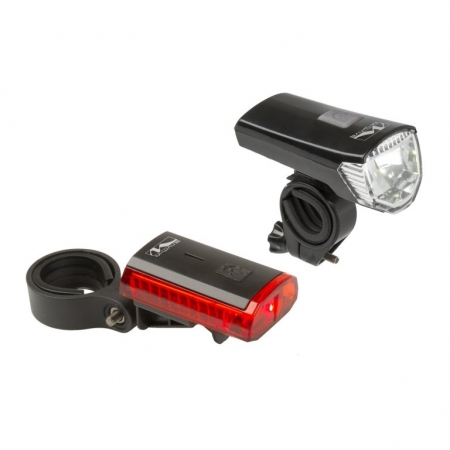 osvětlení přední + zadní M-Wave Atlas K 11 USB sada