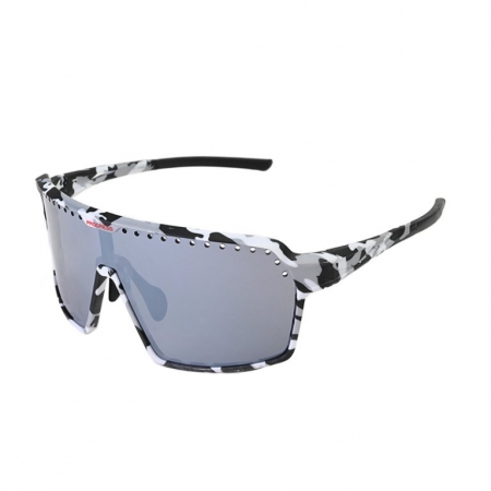brýle Progress ENDURO camo černé/bílé