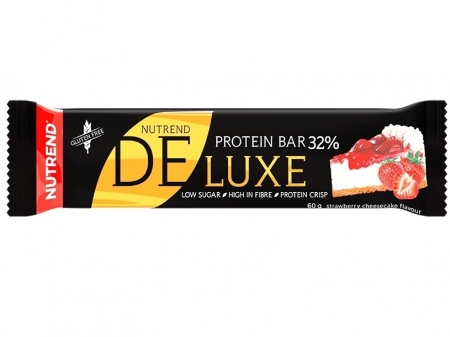 tyčinka Nutrend DELUXE jahodový cheesecake 60g