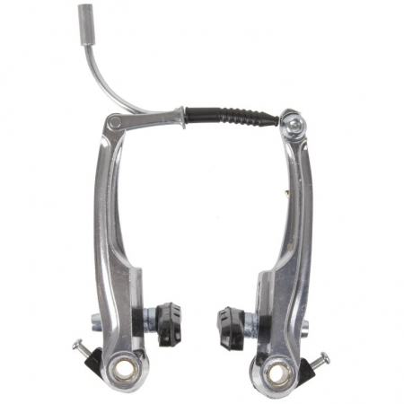 brzdy MTB V-br Al PROMAX P+Z stříbrné 110mm dlouhá pružina servisní balení
